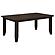 Dalila Dining Room Set (Dining Table, 4 Chairs, Bench) Cappuccino and Black by Coaster