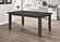 Dalila Rectangular Plank Top Dining Table Dark Grey by Coaster