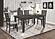 Dalila 5-piece Rectangular Dining Set Grey and Dark Grey by Coaster