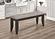 Dalila Padded Cushion Bench Grey and Dark Grey by Coaster