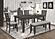 Dalila Padded Cushion Bench Grey and Dark Grey by Coaster