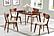 Kersey 5-piece Rectangular Dining Set Chestnut and Tan by Coaster