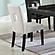 Shannon Open Back Upholstered Dining Chairs White (Set of 2) by Coaster