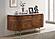 Ortega 4-door Marble Top Dining Sideboard Server White and Natural by Coaster