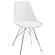 Lowry 5-piece Round Dining Set Tulip Table w/Eiffel Chairs White by Coaster
