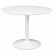 Lowry 5-piece Round Dining Set Tulip Table w/Eiffel Chairs White by Coaster