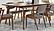 Malone Rectangular Dining Table Dark Walnut by Coaster