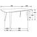 Malone Rectangular Dining Table Dark Walnut by Coaster