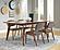 Malone 5-piece Dining Room Set Dark Walnut and Brown by Coaster