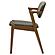 Malone Dining Side Chairs Brown and Dark Walnut (Set of 2) by Coaster