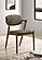Malone Dining Side Chairs Brown and Dark Walnut (Set of 2) by Coaster