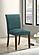 Cantley Upholstered Dining Side Chair Teal Blue (Set of 2) by Coaster