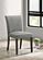 Cantley Upholstered Dining Side Chair Grey (Set of 2) by Coaster