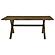 Alston X-shaped Dining Table Knotty Nutmeg by Coaster