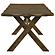 Alston X-shaped Dining Table Knotty Nutmeg by Coaster