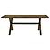 Alston Dining Room Set (Dining Table, 4 Chairs) Knotty Nutmeg and Brown by Coaster