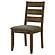 Alston Ladder Back Dining Side Chairs Knotty Nutmeg and Brown (Set of 2) by Coaster