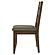 Alston Ladder Back Dining Side Chairs Knotty Nutmeg and Brown (Set of 2) by Coaster