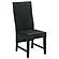 Barrand Upholstered Dining Side Chair Black (Set of 2) by Coaster