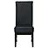 Barrand Upholstered Dining Side Chair Black (Set of 2) by Coaster