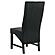 Barrand Upholstered Dining Side Chair Black (Set of 2) by Coaster