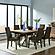 Spring Creek Dining Table with Extension Leaf Natural Walnut by Coaster