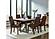 Spring Creek 7-piece Dining Room Set Natural Walnut and Chocolate Brown by Coaster