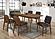 Redbridge Butterfly Leaf Dining Table Natural Walnut by Coaster
