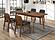 Redbridge Rectangular 5-piece Dining Set Natural Walnut by Coaster