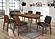 Redbridge Rectangular 7-piece Dining Set Natural Walnut by Coaster
