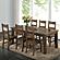Coleman 7-piece Rectangular Dining Set (Configuration 3) Rustic Golden Brown by Coaster