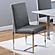 Mackinnon Upholstered Side Chairs Grey and Chrome (Set of 2) by Coaster