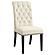 Alana Upholstered Side Chairs Beige and Smokey Black (Set of 2) by Coaster