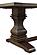 Parkins Double Pedestals Dining Table Rustic Espresso by Coaster