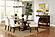 Parkins Double Pedestals Dining Table Rustic Espresso by Coaster