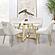 Mayette Parsons Wingback Dining Side Chairs Ivory (Set of 2) by Coaster