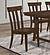 Reynolds Slat Back Dining Side Chair Brown Oak (Set of 2) by Coaster