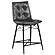 Aiken Upholstered Tufted Counter Height Stools Grey (Set of 2) by Coaster