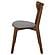 Alfredo Upholstered Dining Chairs Grey and Natural Walnut (Set of 2) by Coaster