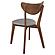 Alfredo Upholstered Dining Chairs Grey and Natural Walnut (Set of 2) by Coaster