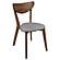 Alfredo Upholstered Dining Chairs Grey and Natural Walnut (Set of 2) by Coaster