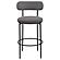 Viola Boucle Upholstered Bar Chair Grey (Set of 2) by Coaster