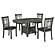 Lavon 5-piece Dining Set Medium Grey by Coaster