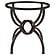 Aviano Dining Table Base Gunmetal by Coaster