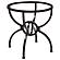 Aviano Dining Table Base Gunmetal by Coaster
