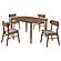 Dortch 5-piece Oval Solid Wood Dining Set Walnut by Coaster