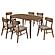 Dortch 7-piece Oval Solid Wood Dining Set Walnut by Coaster