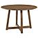 Dinah Round Solid Wood Dining Table Walnut by Coaster