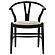 Crestmont Wood Wishbone Dining Side Chair Black (Set of 2) by Coaster