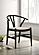 Crestmont Wood Wishbone Dining Side Chair Black (Set of 2) by Coaster